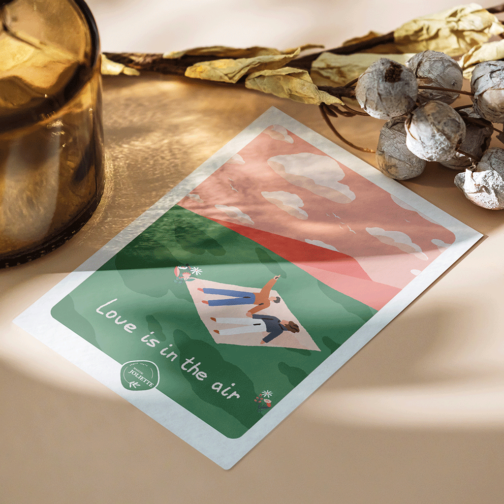 Love is in the air - Carte postale