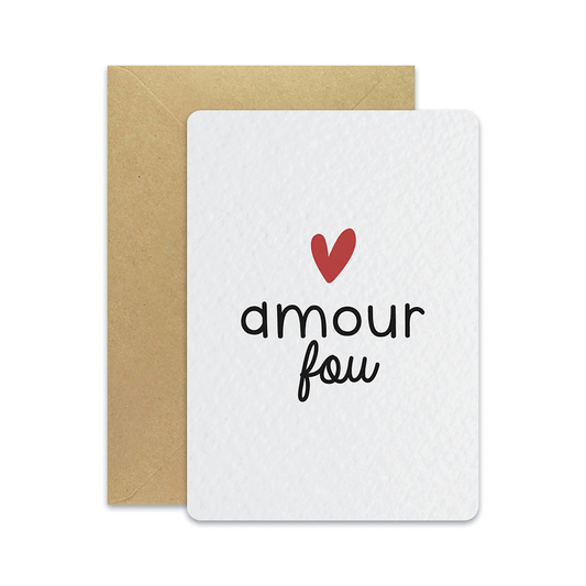 Amour fou - Carte postale
