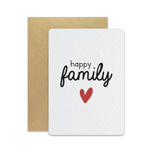 Happy family - Carte postale