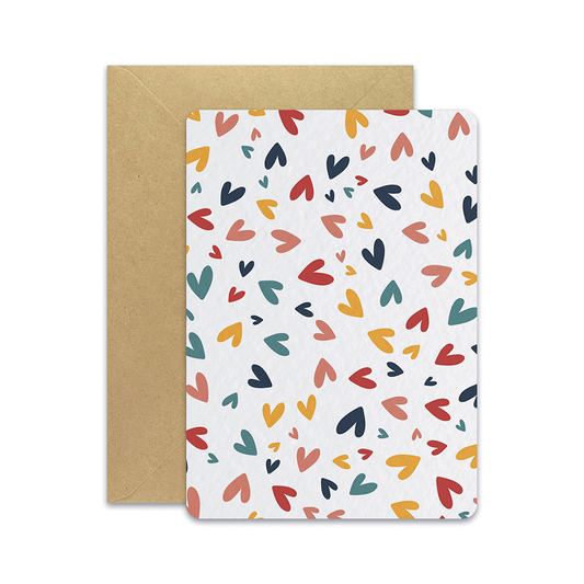 Minis coeurs - Carte postale