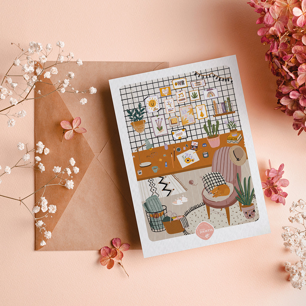L'atelier - Carte postale