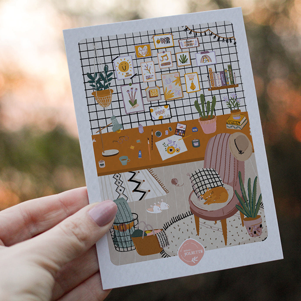 L'atelier - Carte postale