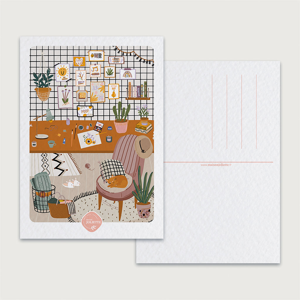 L'atelier - Carte postale
