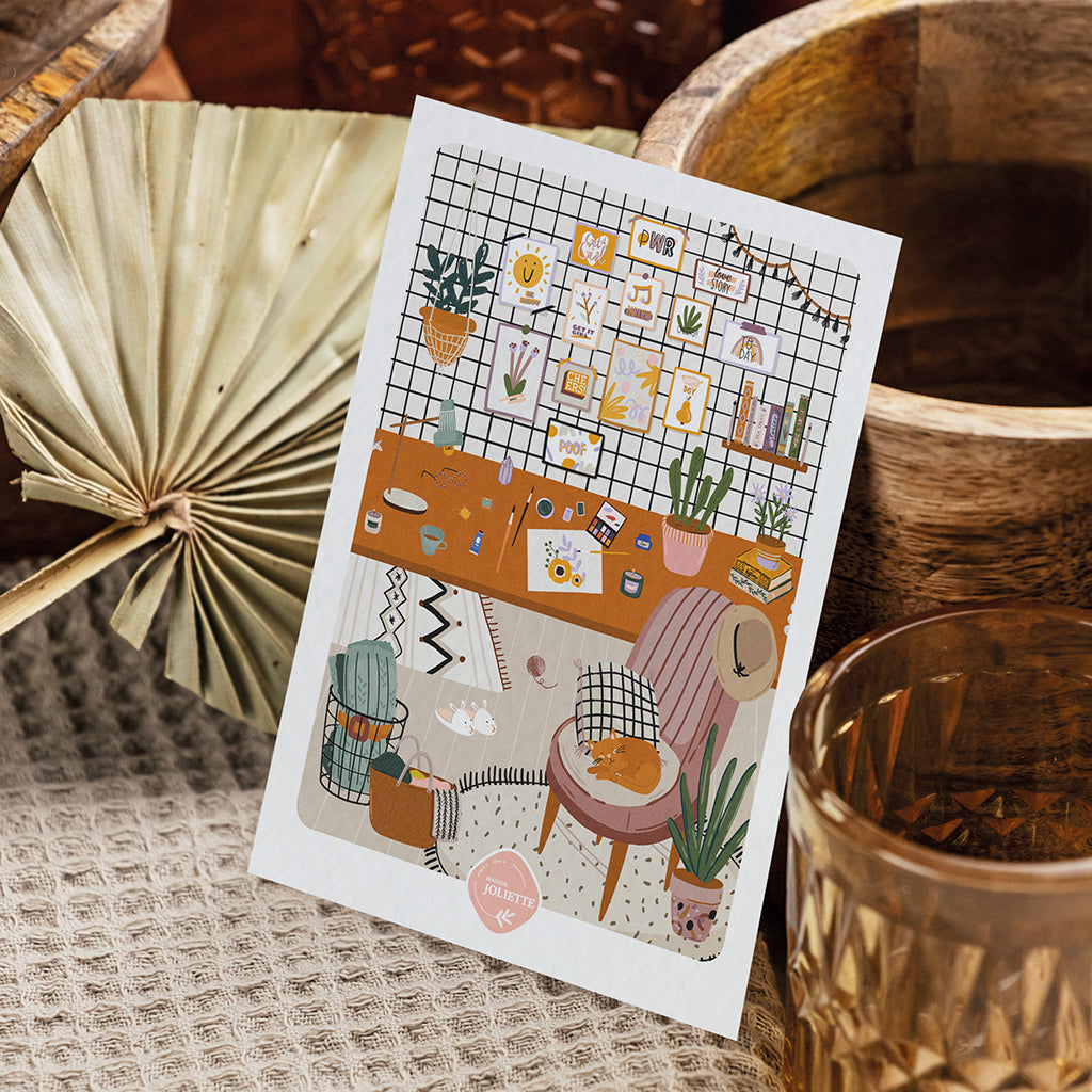 L'atelier - Carte postale