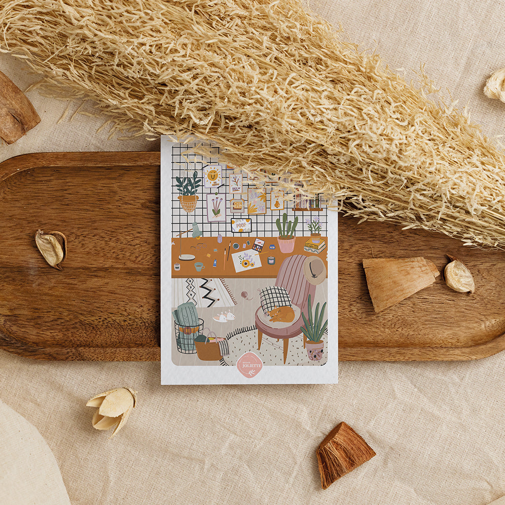L'atelier - Carte postale
