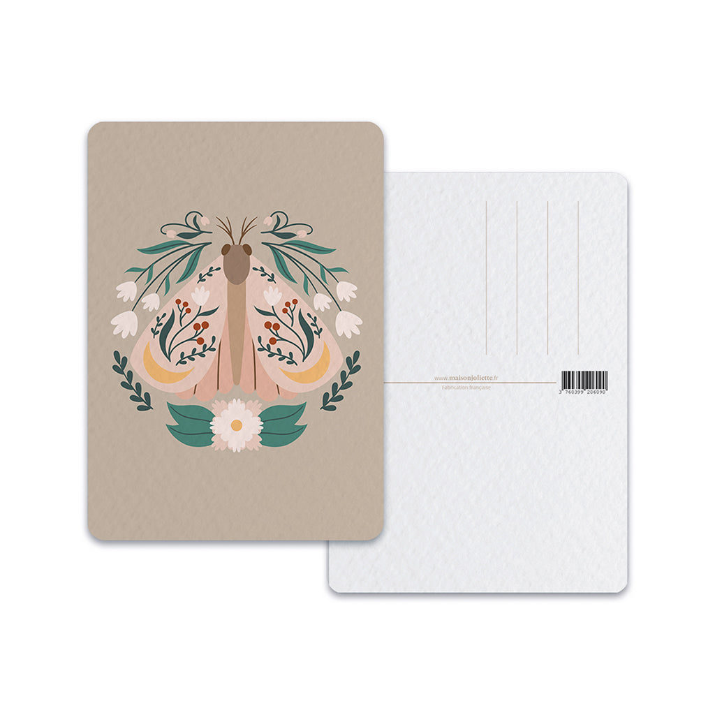Boho Butterfly Papillon #1 - Carte postale