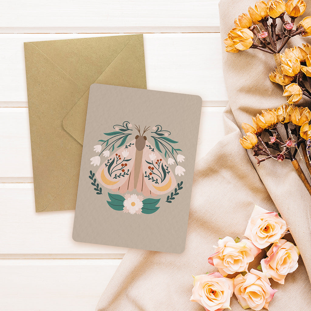 Boho Butterfly Papillon #1 - Carte postale