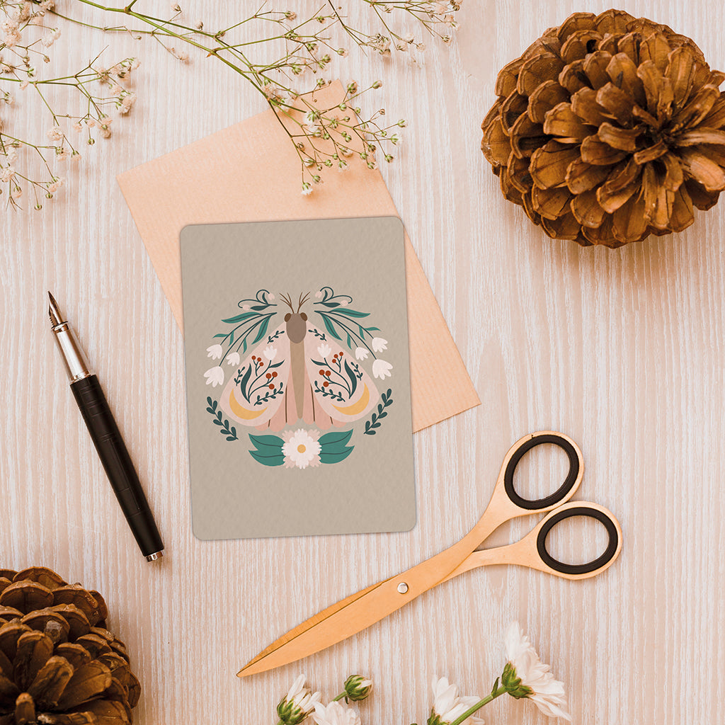 Boho Butterfly Papillon #1 - Carte postale