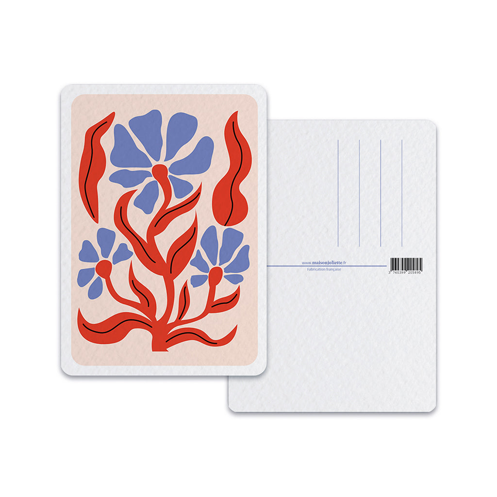 A6 Avec enveloppe - Floral #2 Flamboiement