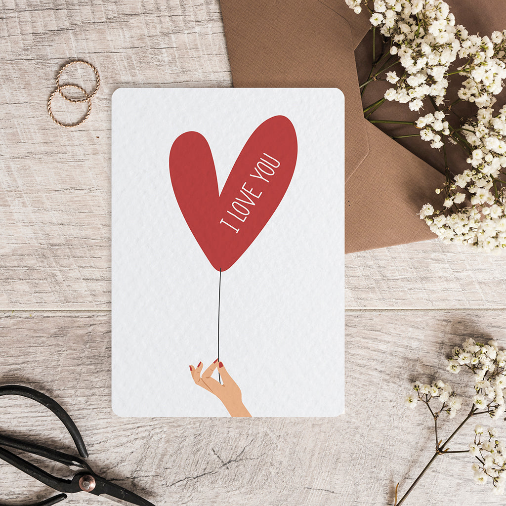 I love you - Carte postale