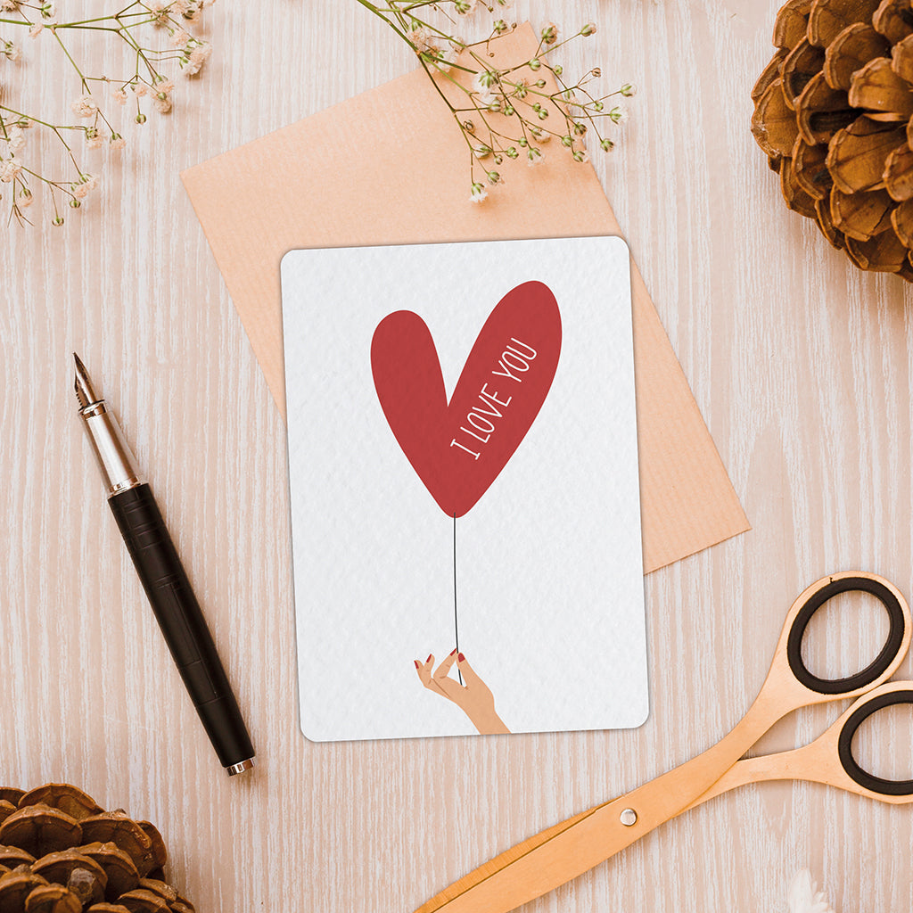 I love you - Carte postale