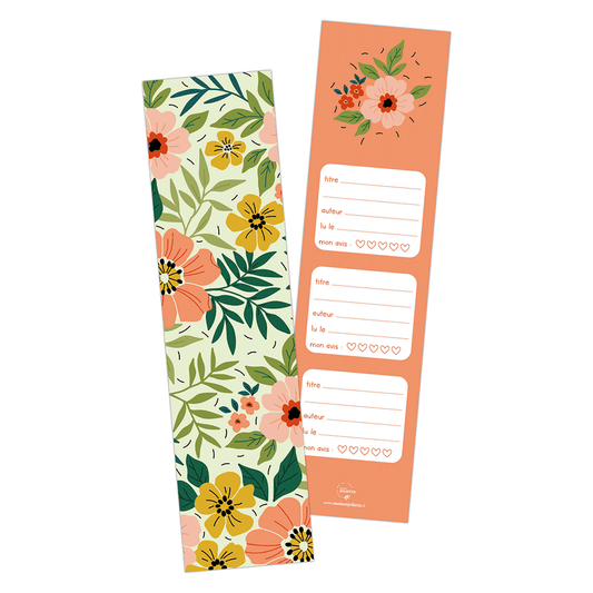 Floraison - Marque-pages