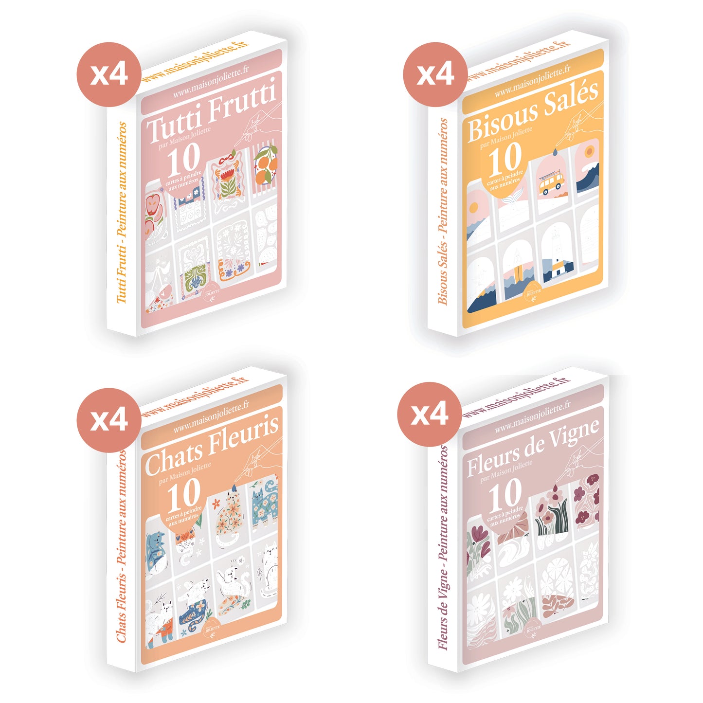 PACK D'IMPLANTATION - 16 kits de Peinture aux numéros #2