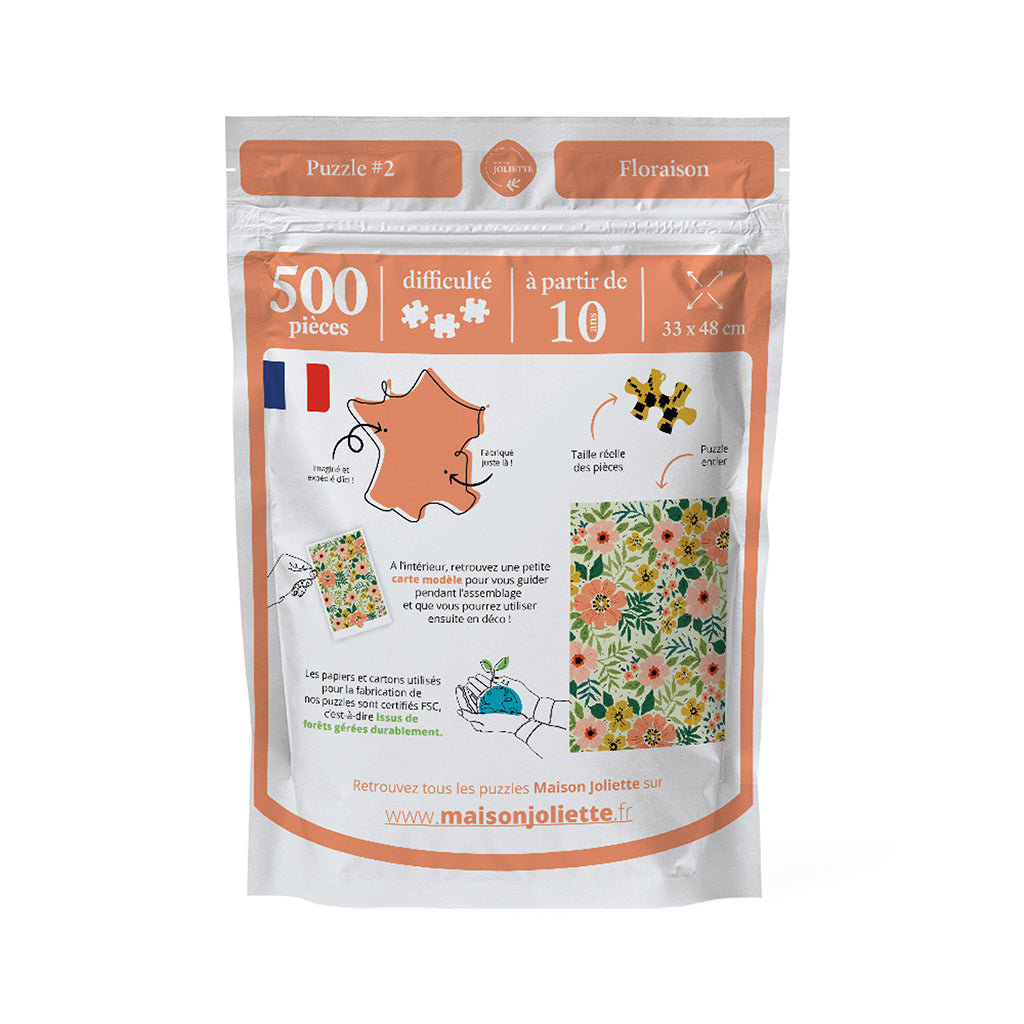 Flowering 500 piece jigsaw puzzle