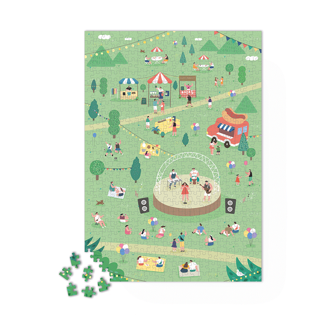 Puzzle 500 pièces Un air de fête par Maison Joliette
