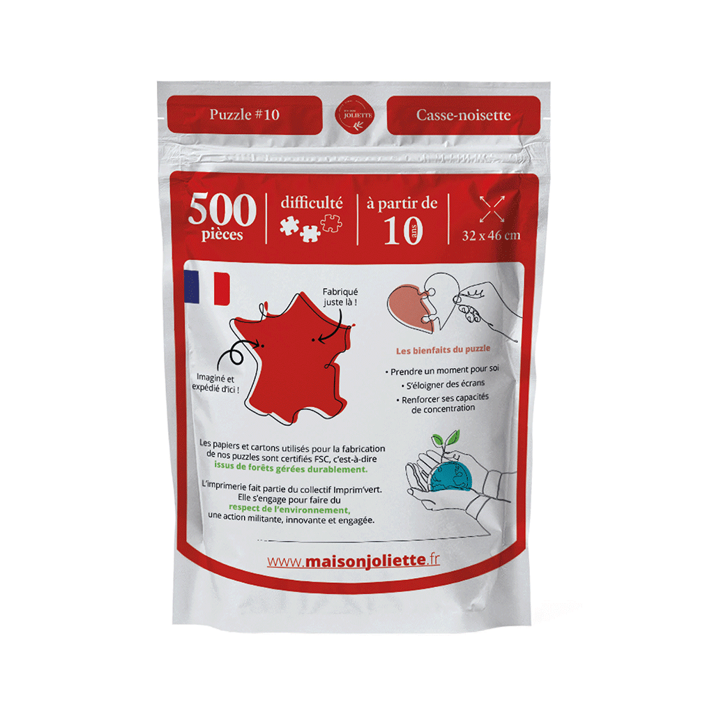 Puzzle 500 pièces Casse-noisette par Maison Joliette