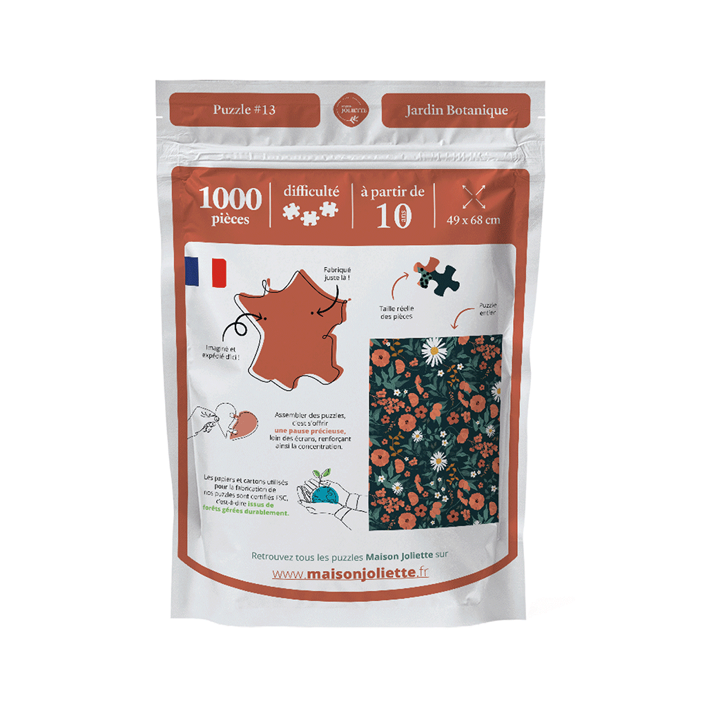 Puzzle 1000 pièces Jardin Botanique par Maison Joliette