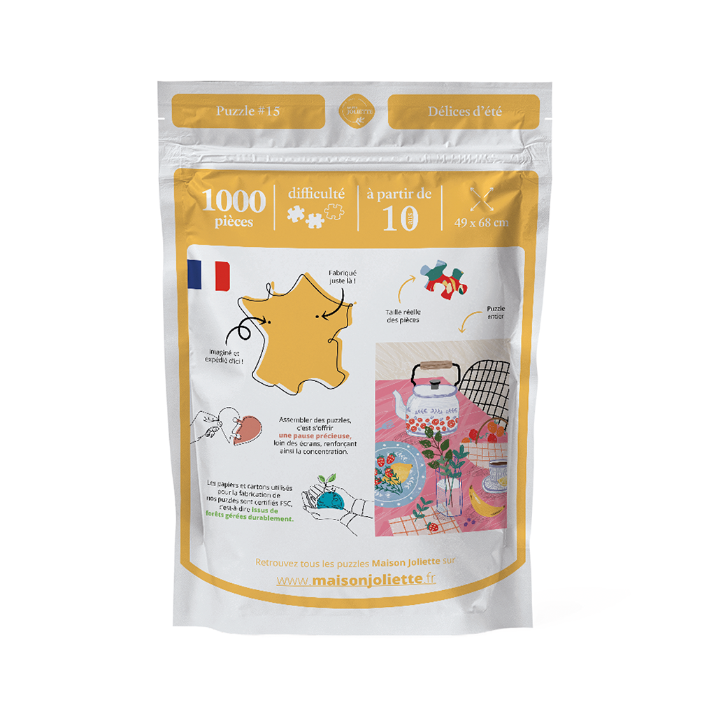 Puzzle 1000 pièces Délices d'été