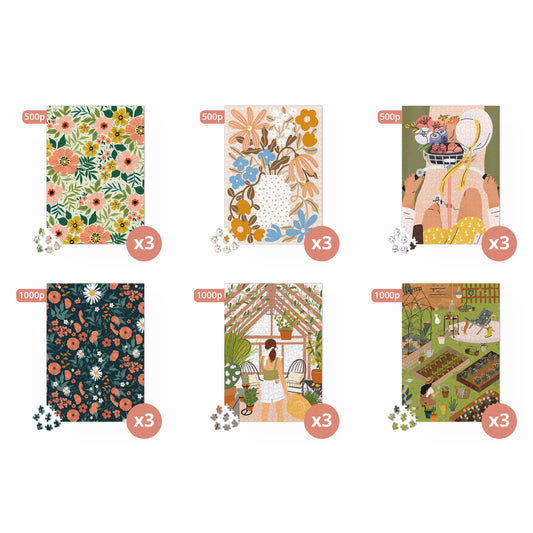 Pack d'implantation Puzzles - FLORAL