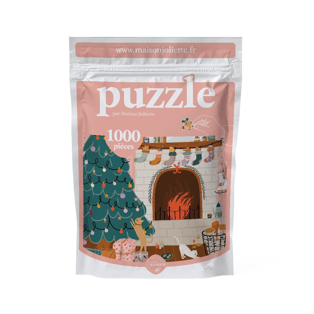Puzzle 1000 pièces Au coin du feu