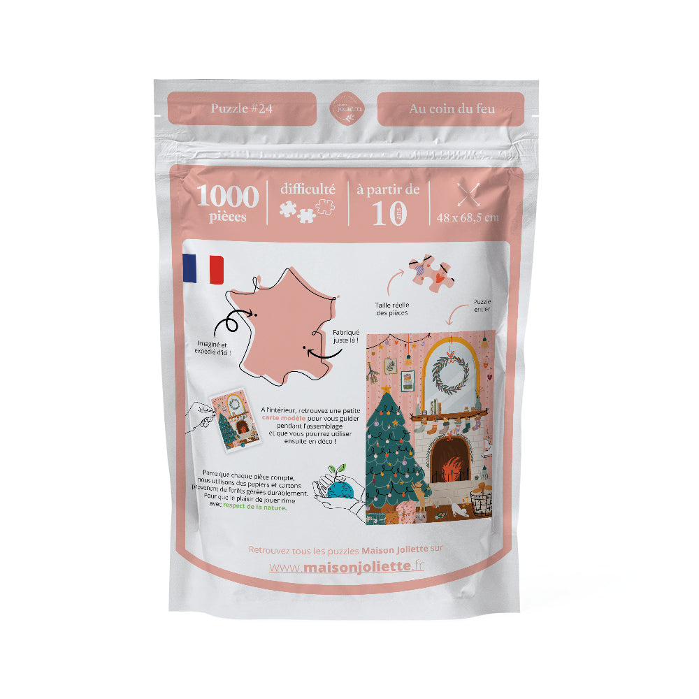 Puzzle 1000 pièces Au coin du feu