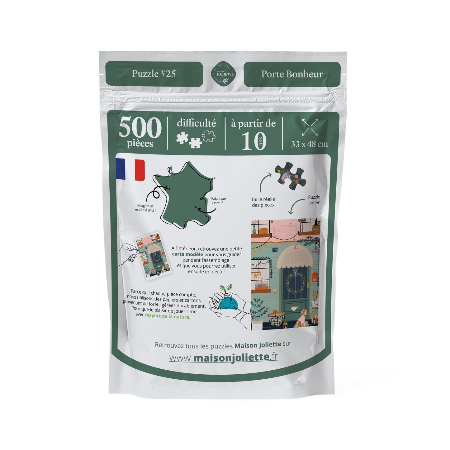 Puzzle 500 pièces Porte-Bonheur