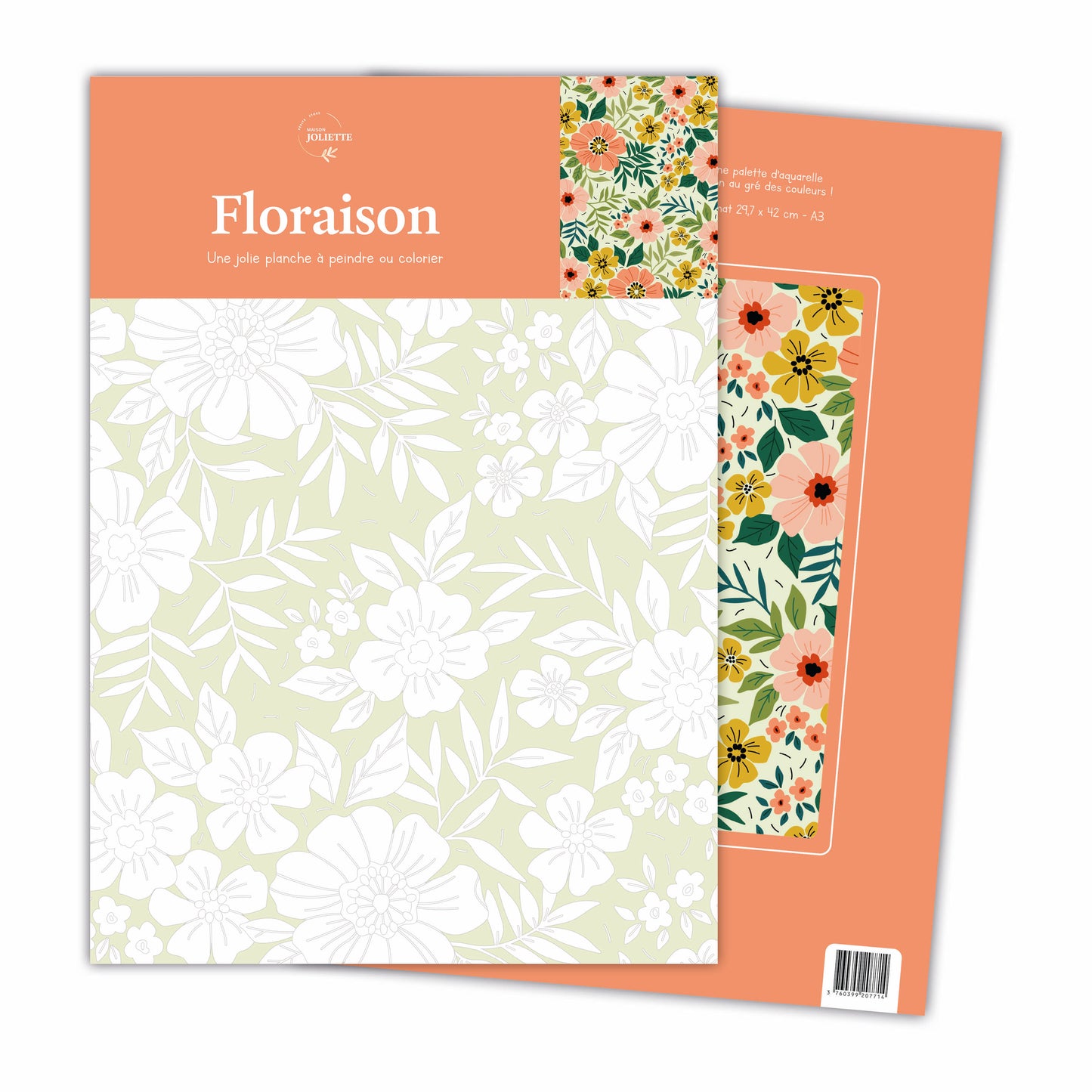 Planche à colorier - Floraison