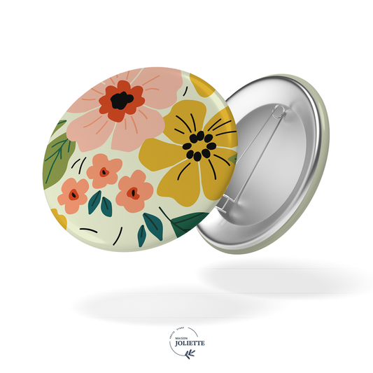 Badge FLORAISON - Fleurs