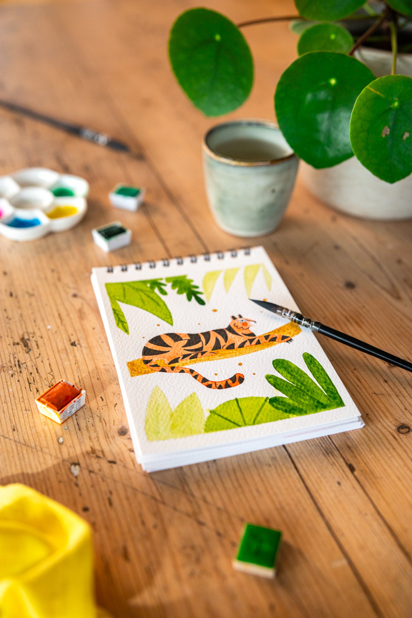 Carnet de coloriage A6 - Wild