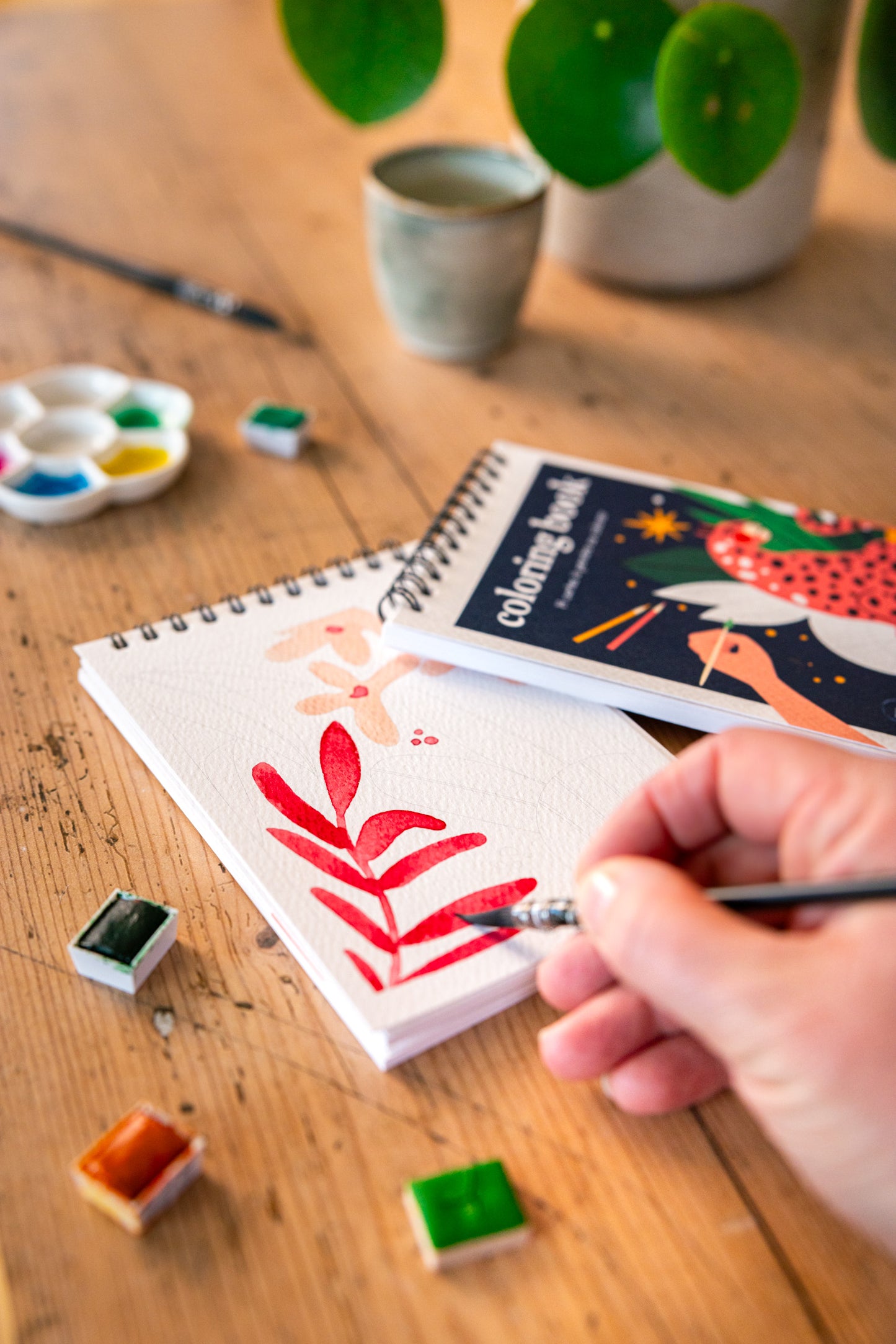 Carnet de coloriage A6 - Wild