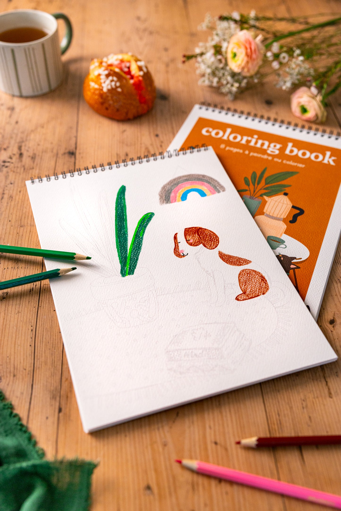 Carnet de coloriage A4 - Cosy