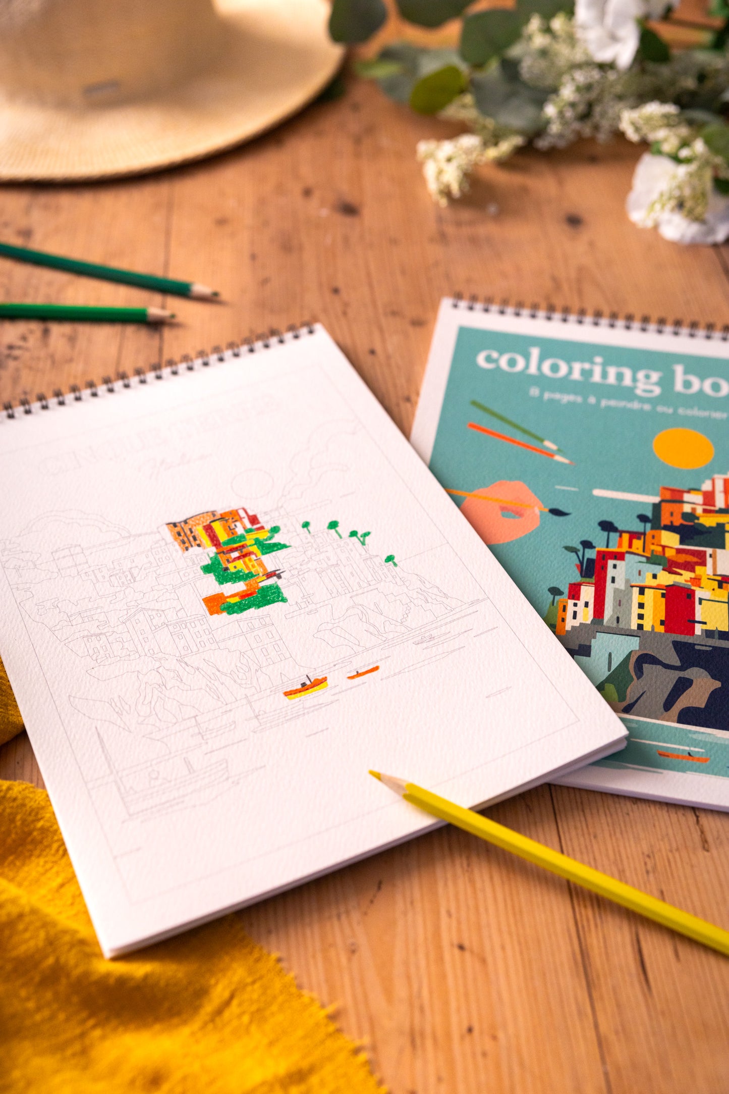 Carnet de coloriage A4 - Voyage Voyage