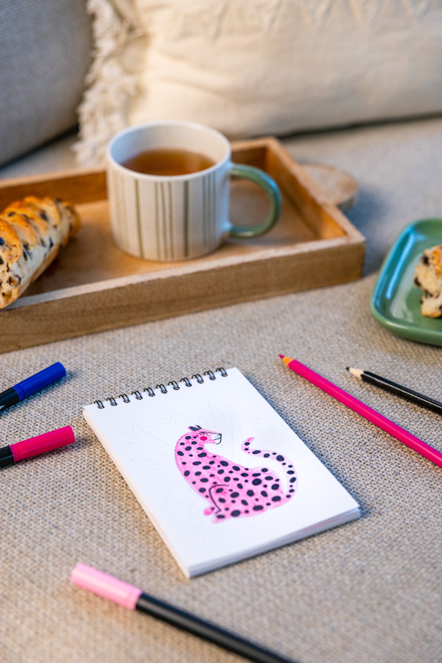 Carnet de coloriage A6 - Wild