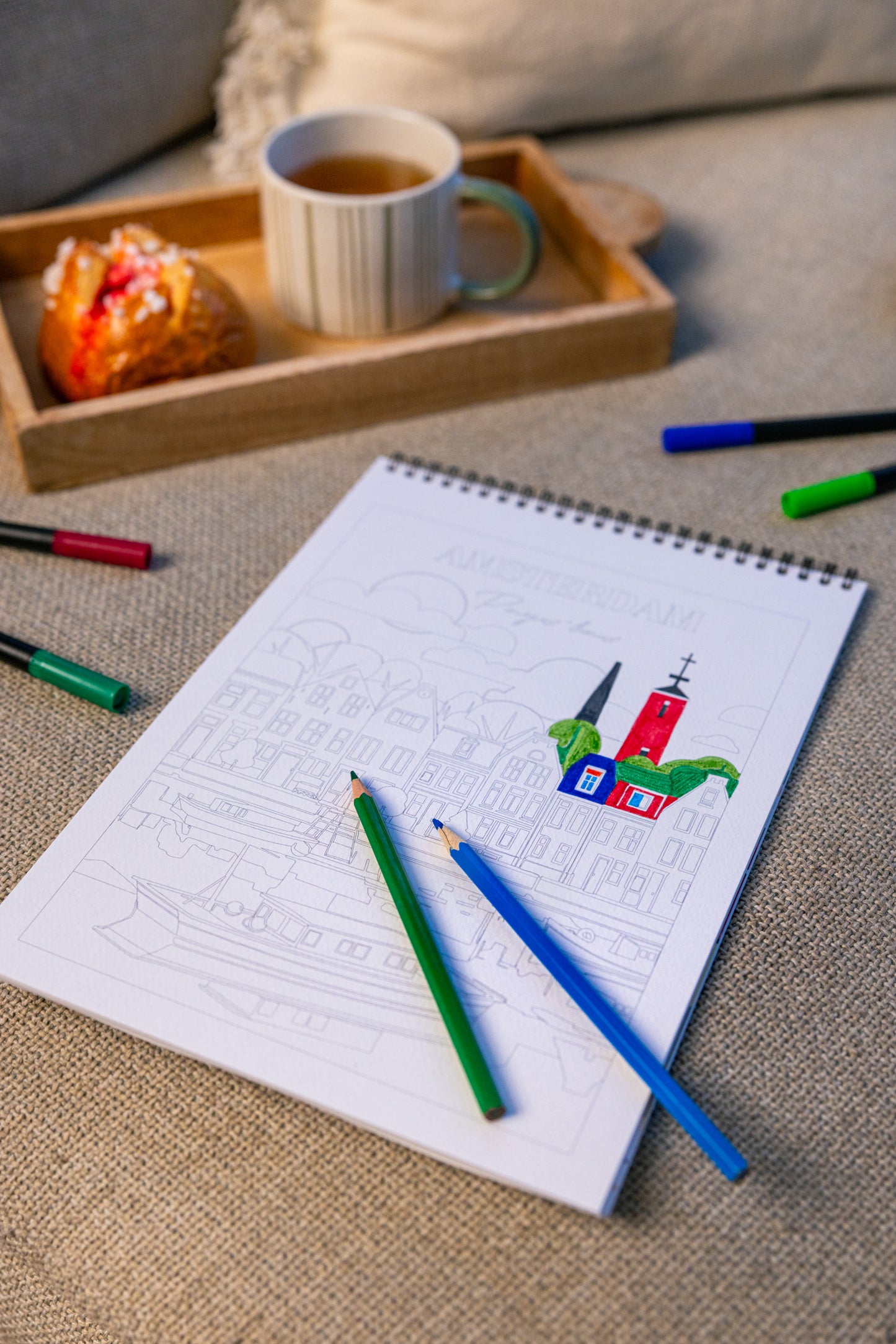 Carnet de coloriage A4 - Voyage Voyage