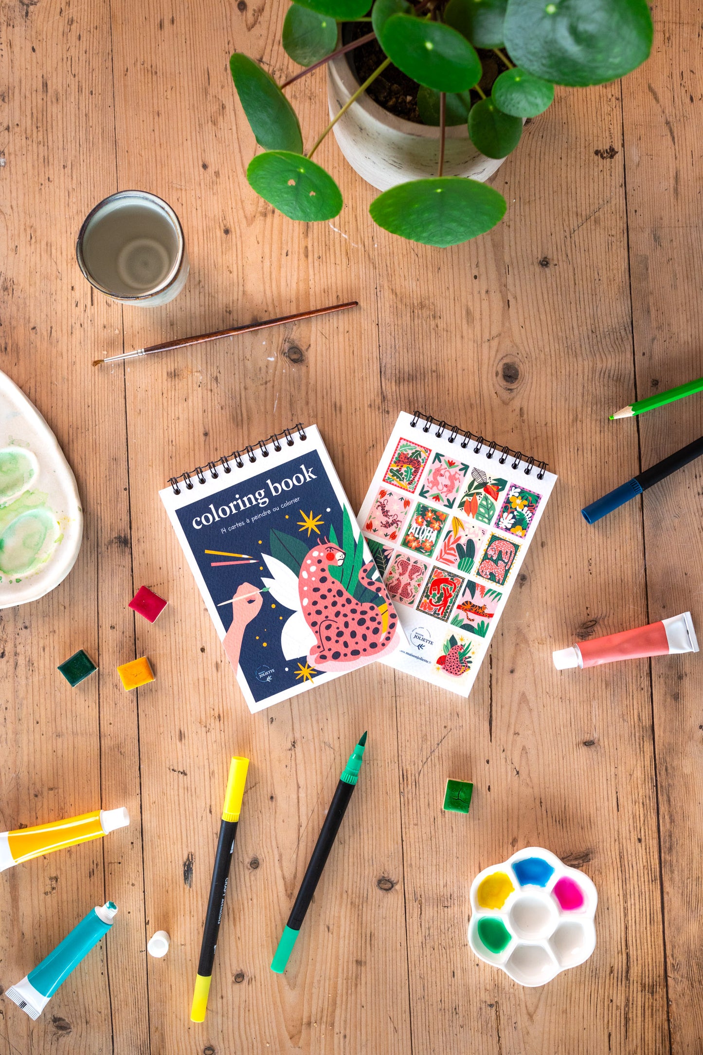 Carnet de coloriage A6 - Wild