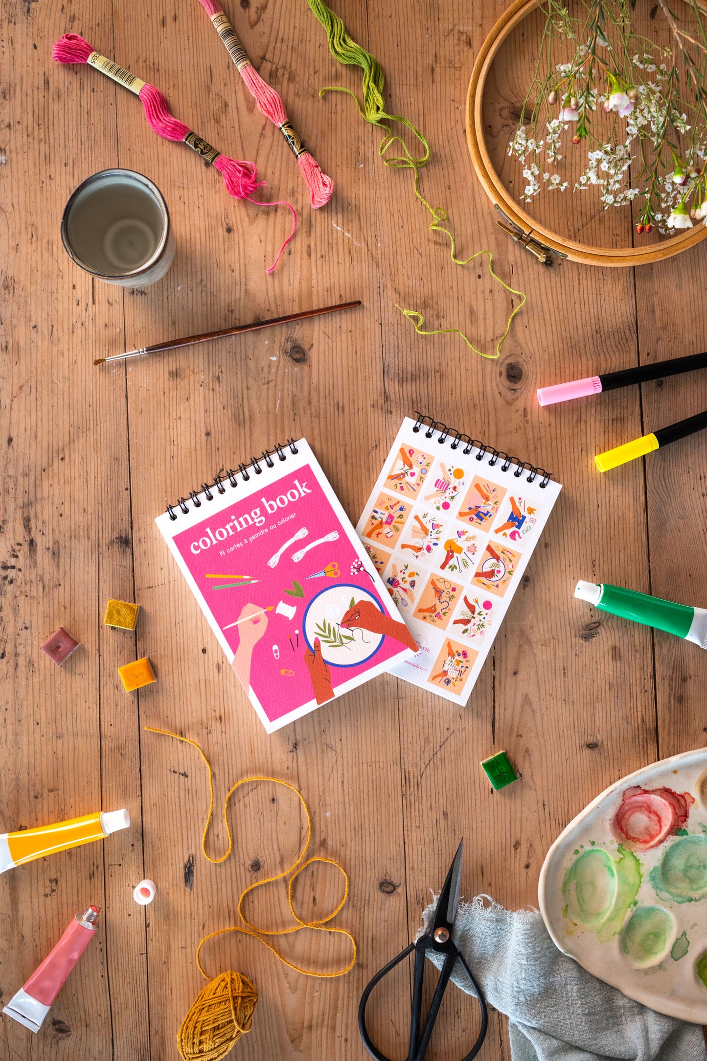 Carnet de coloriage A6 - Do It Yourself