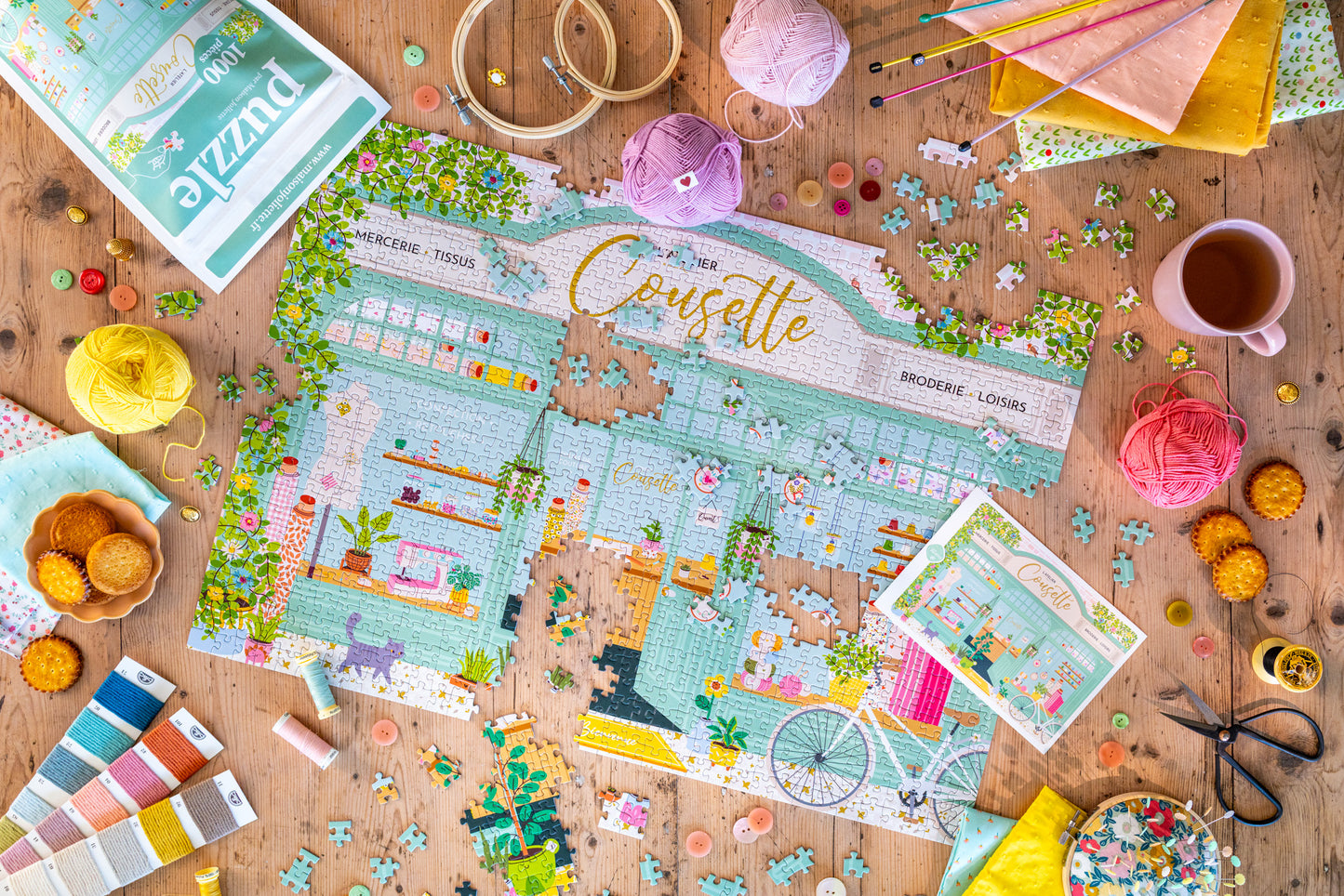 Puzzle 1000 pièces L'atelier Cousette