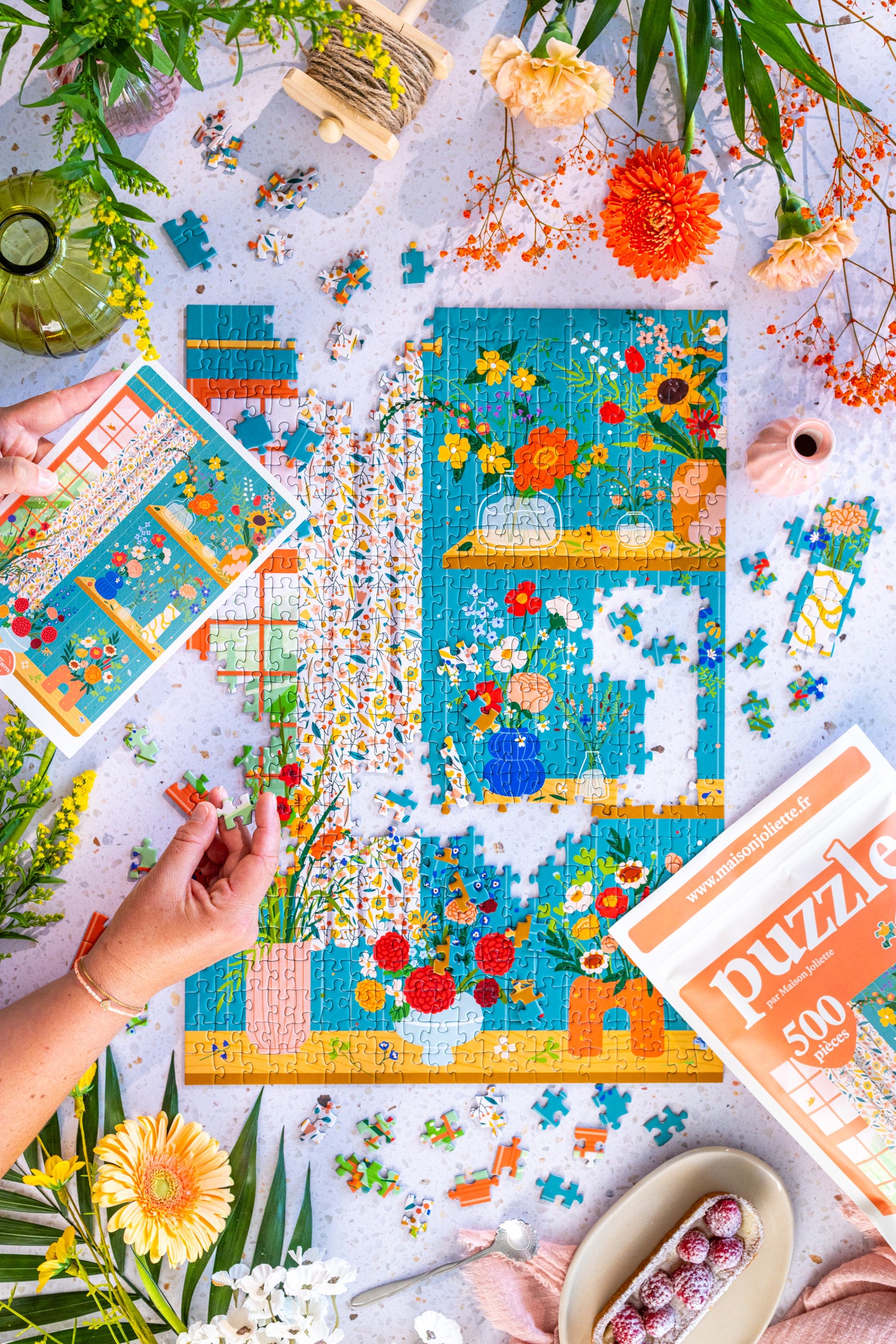 Puzzle 500 pièces Flower Addict