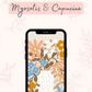 Fond d'écran pour Smartphone - Myosotis & Capucine