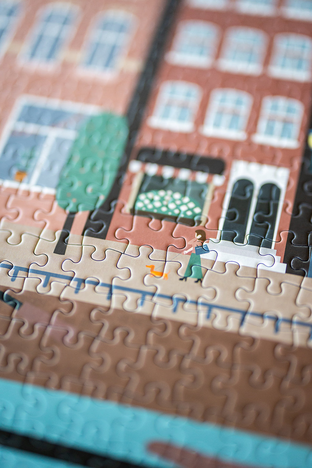 Puzzle 1000 pièces Pédalons au fil de l'eau