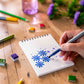 Carnet de coloriage A6 - Jardin des Muses
