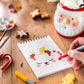 Carnet de coloriage A6 - Noël Gourmand