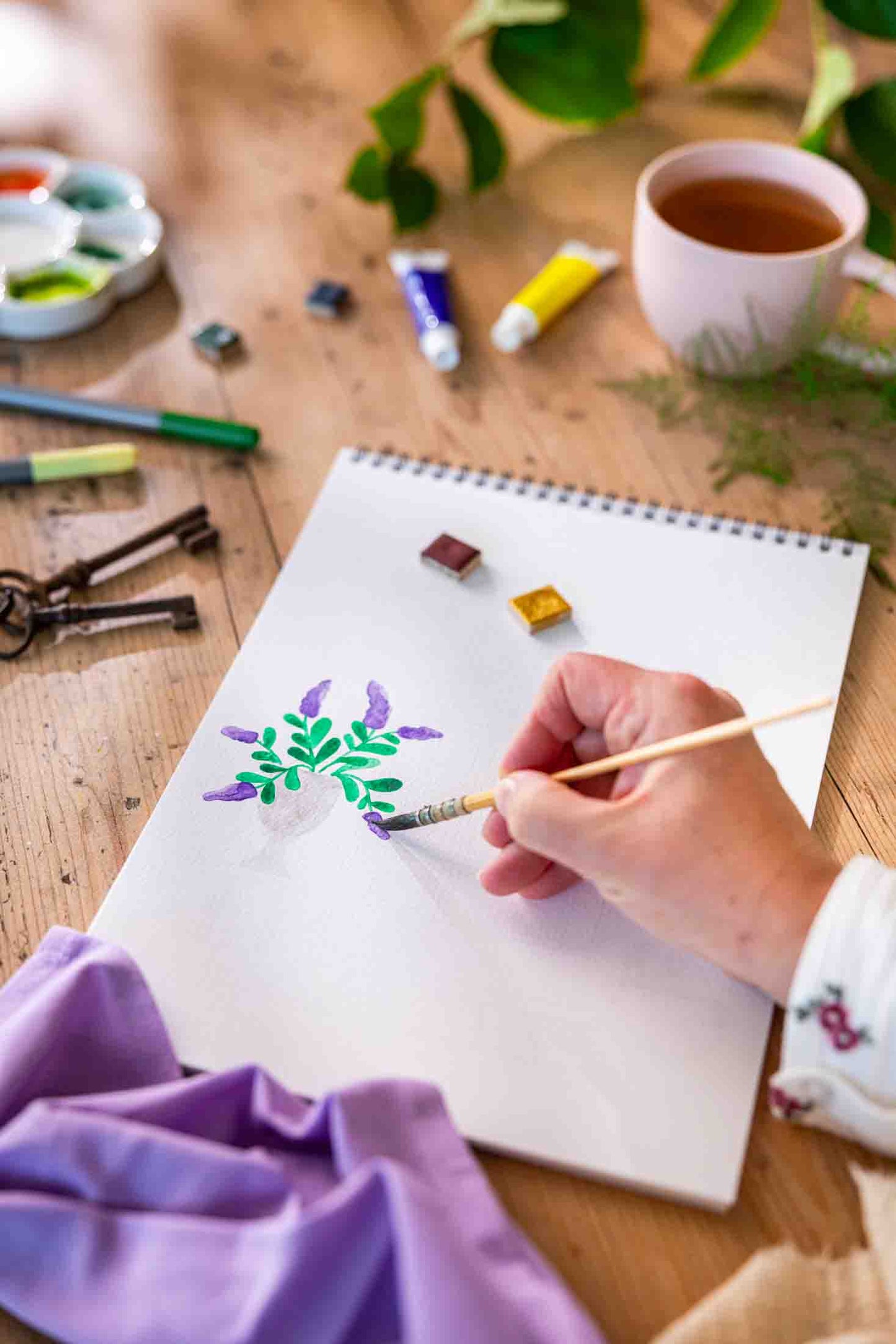Carnet de coloriage A4 - Petites portes