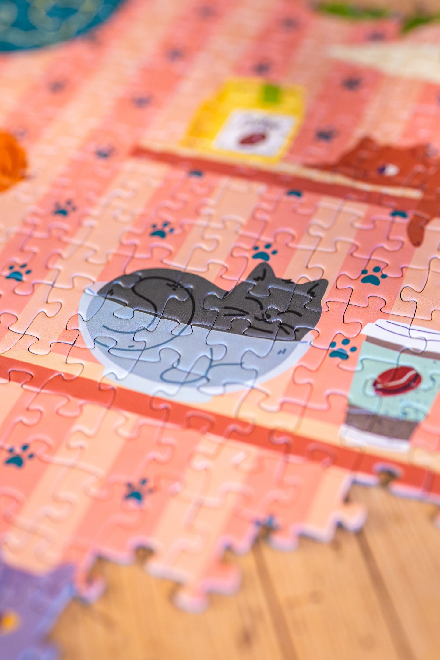 Puzzle 1000 pièces Pause Ronron