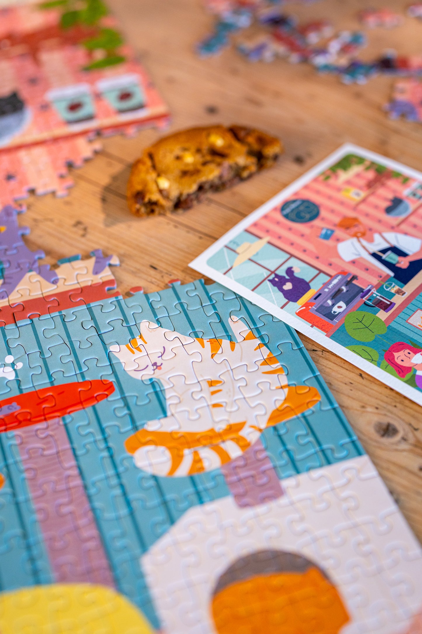 Puzzle 1000 pièces Pause Ronron