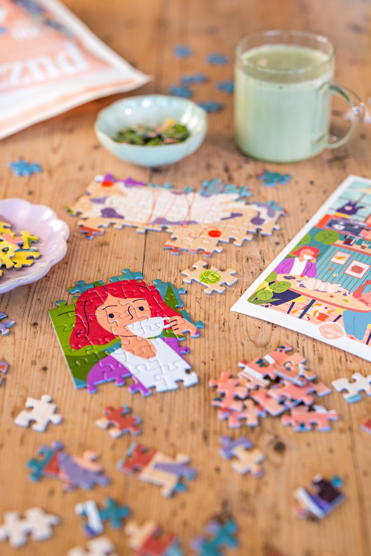 Puzzle 1000 pièces Pause Ronron