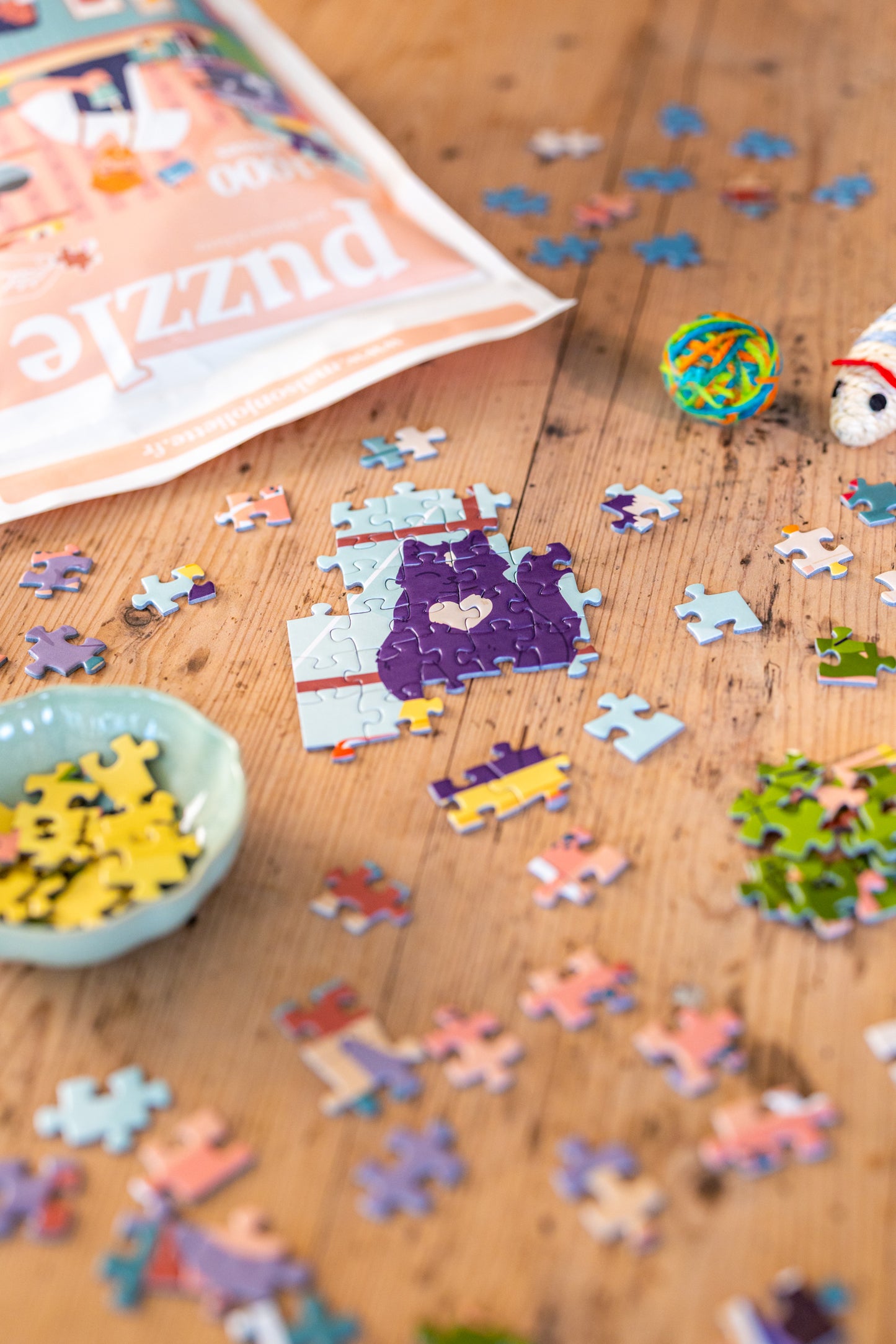 Puzzle 1000 pièces Pause Ronron