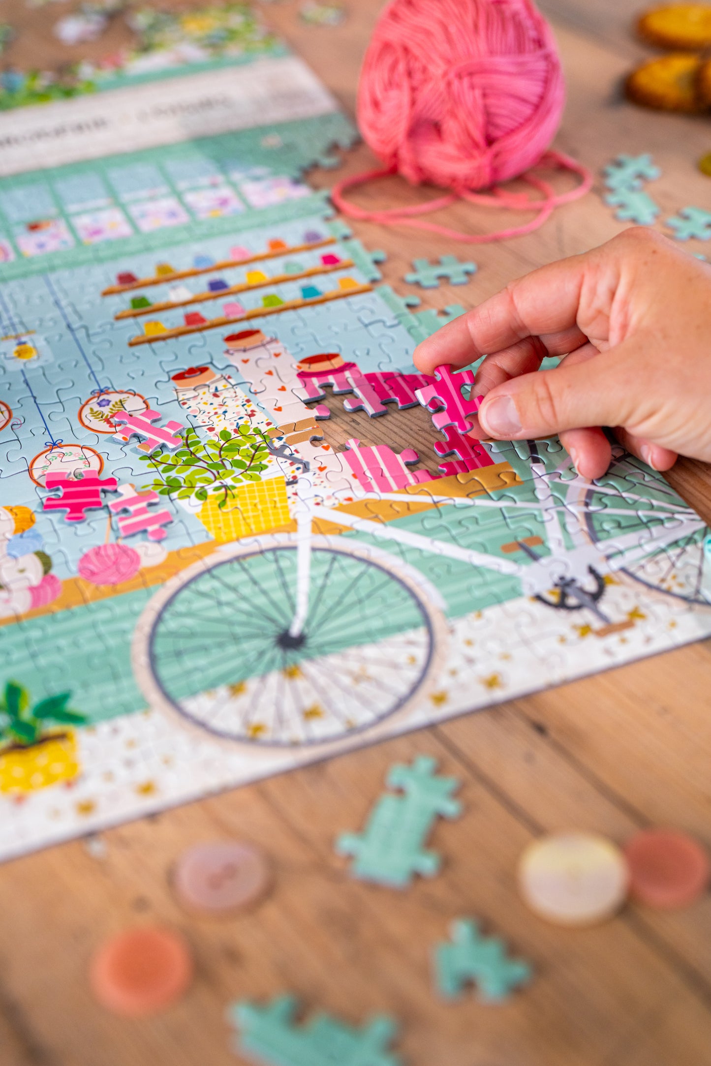 Puzzle 1000 pièces L'atelier Cousette