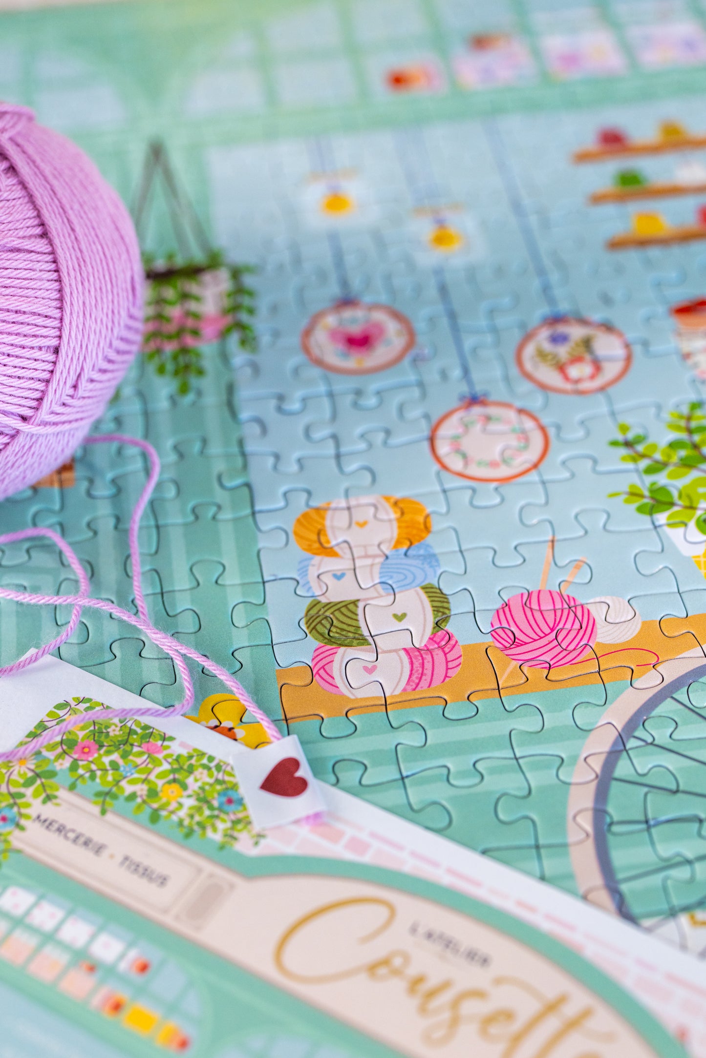 Puzzle 1000 pièces L'atelier Cousette