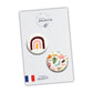 Lot de 2 badges COUP D'ECLAT - Arc-en-ciel + Matisse